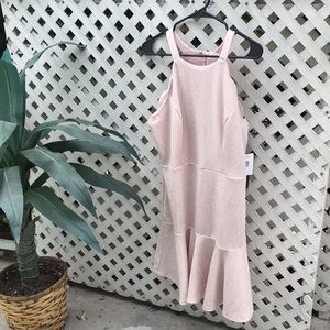 NWT ✨pale pink & sparkle ✨ dress XL